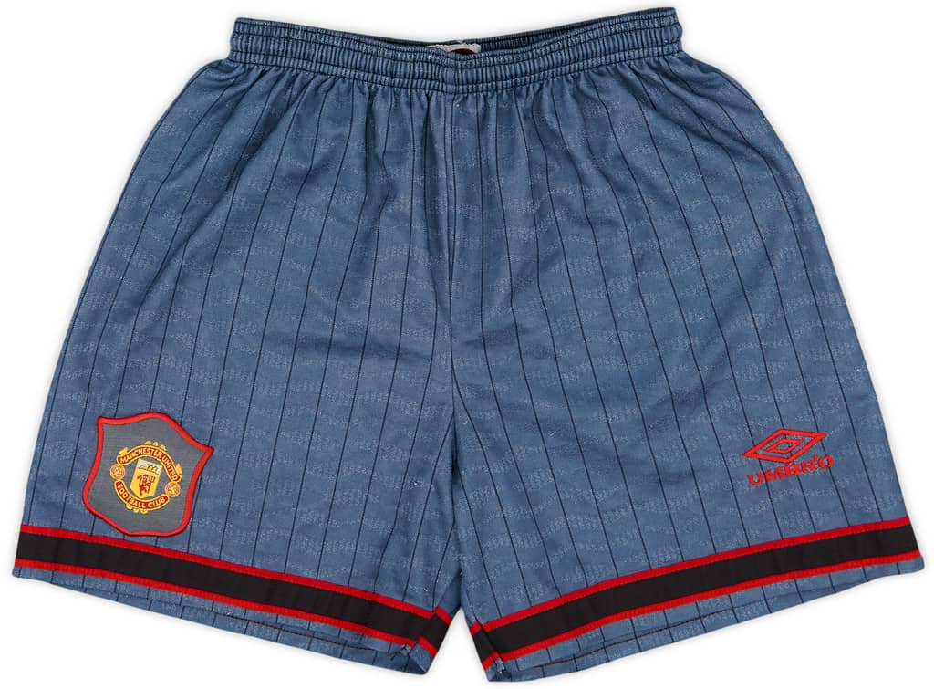 1995-96 Manchester United Away Shorts - 8/10 - (S)