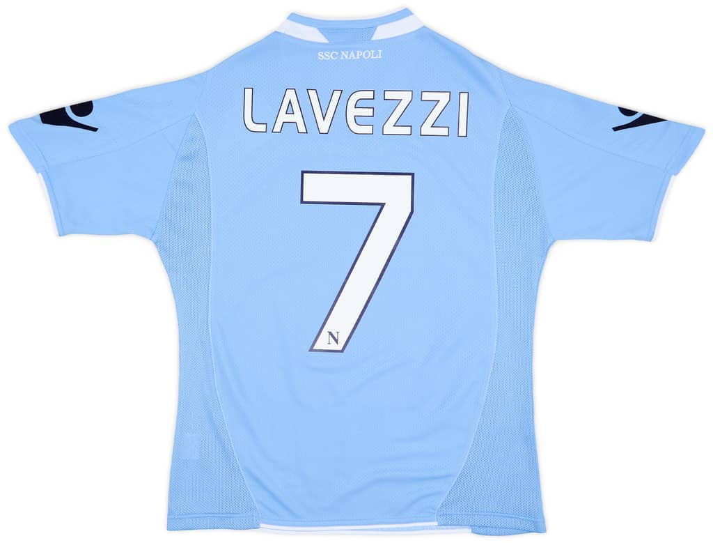 2009-10 Napoli Home Shirt Lavezzi #7 (Women's L)