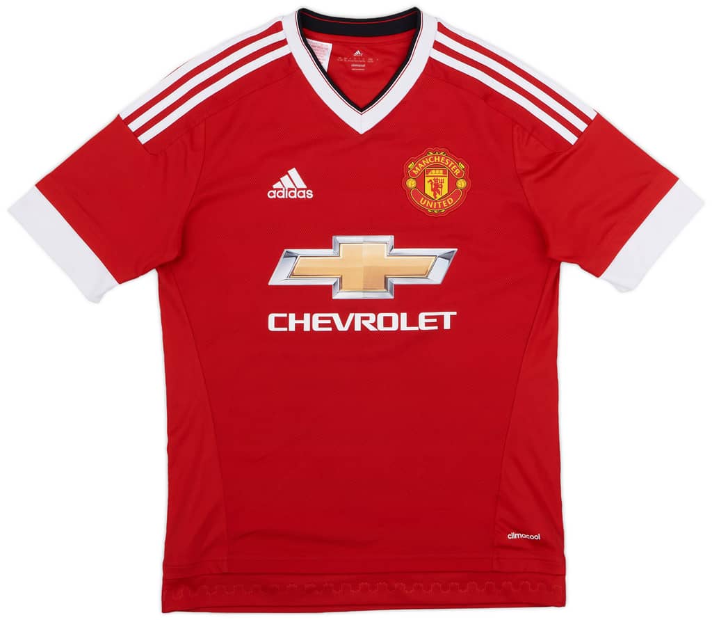 2015-16 Manchester United Home Shirt - 7/10 - (XL.Boys)