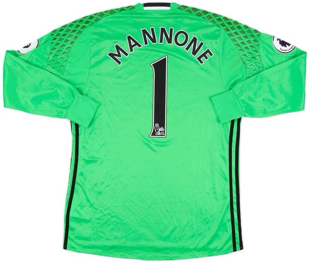 2016-17 Sunderland Match Issue GK Shirt Mannone #1