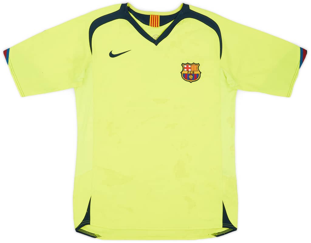 2005-06 Barcelona Away Shirt - 5/10 - (XL.Boys)