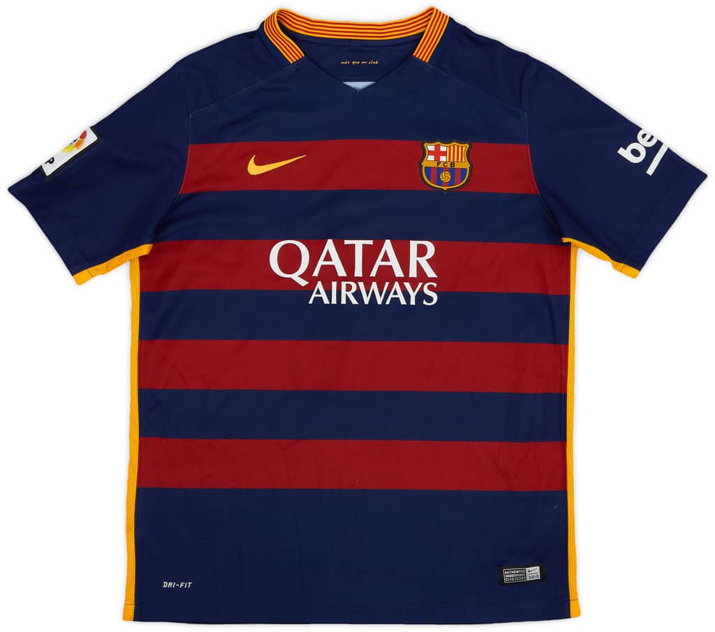 2015-16 Barcelona Home Shirt - 8/10 - (XL.Boys)