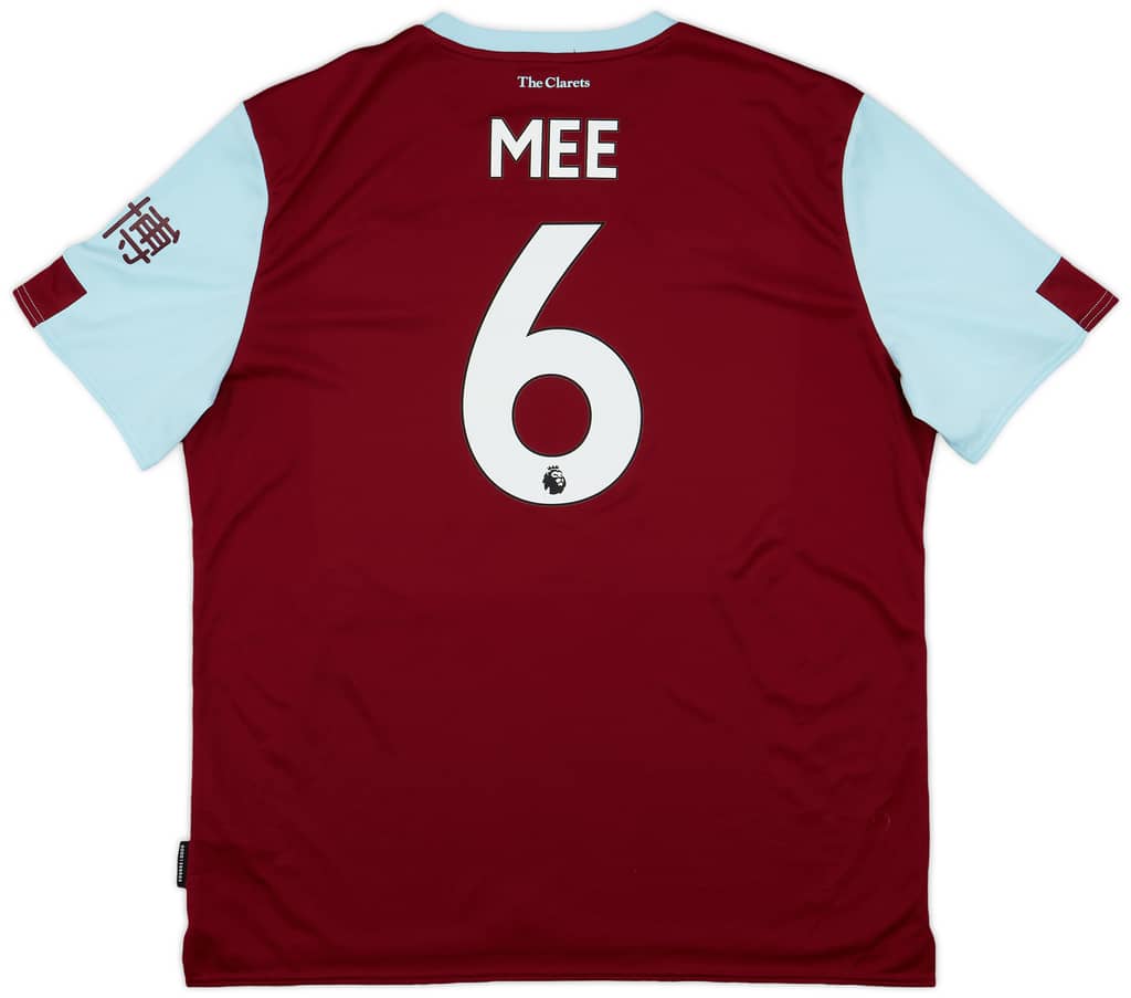 2019-20 Burnley Home Shirt Mee #6 - 8/10 - (XXL)