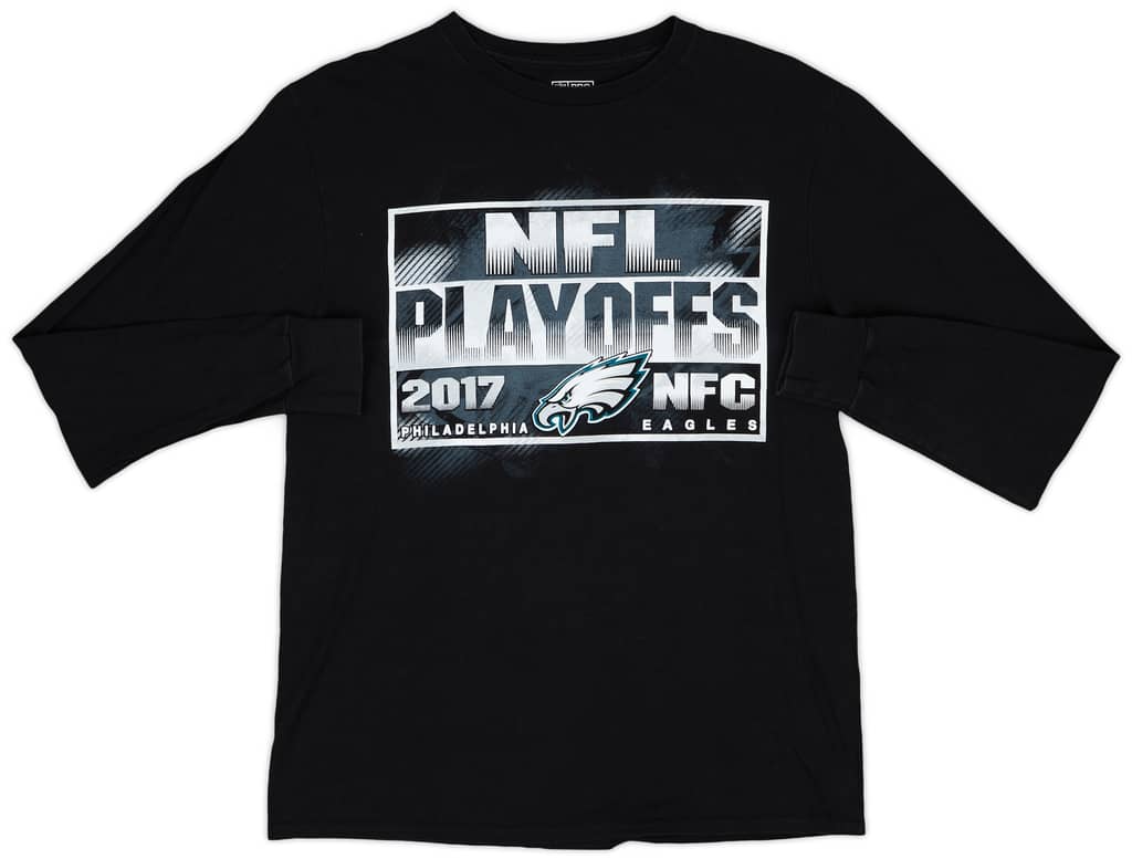 2017 Philadelphia Eagles Playoffs Fanatics L/S Graphic Tee - 9/10 - (M)