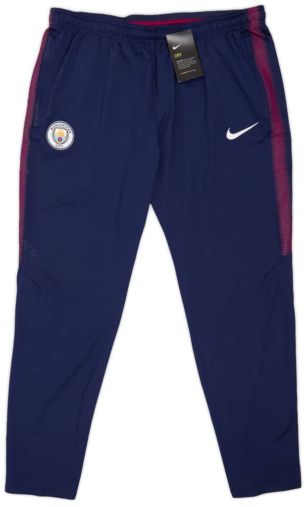 2017-18 Manchester City Nike Track Pants/Bottoms (XXL)