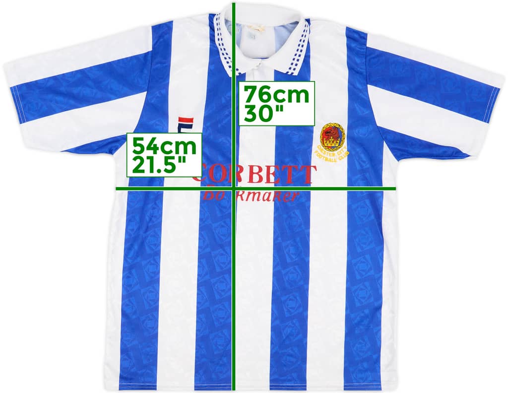 1993-94 Chester City Home Shirt - 5/10 - (L)