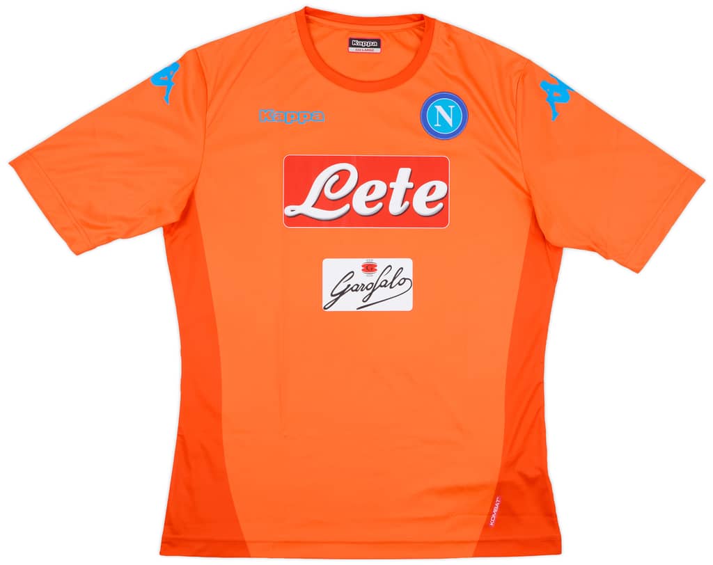 2016-17 Napoli GK S/S Shirt - 9/10 - (3XL)