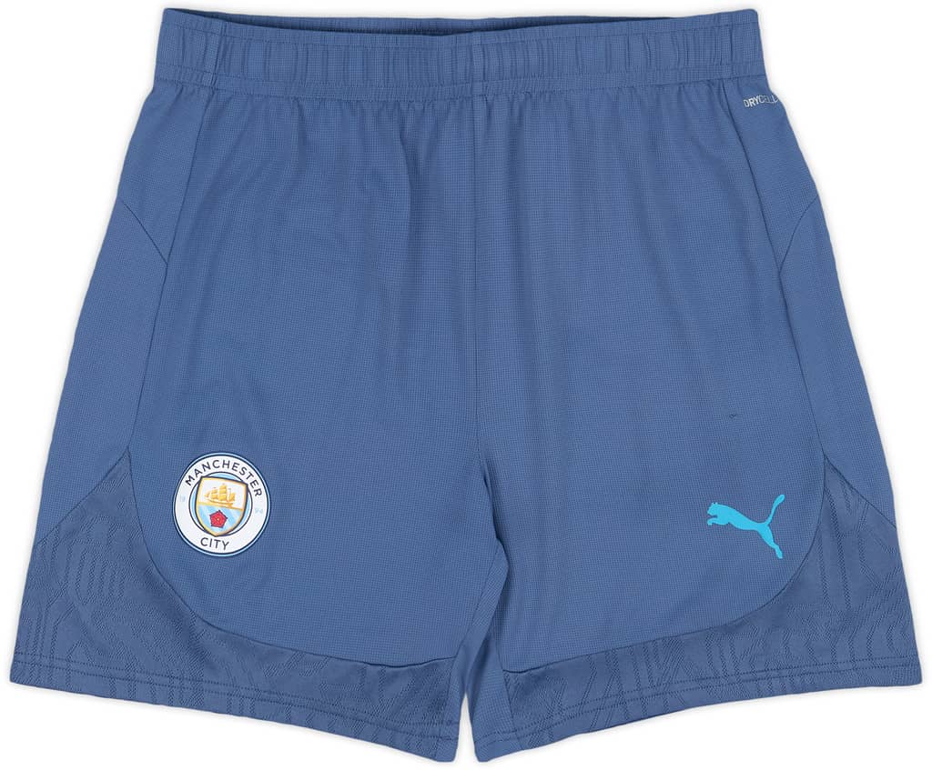 2024-25 Manchester City Puma Training Shorts - 7/10 - (L)