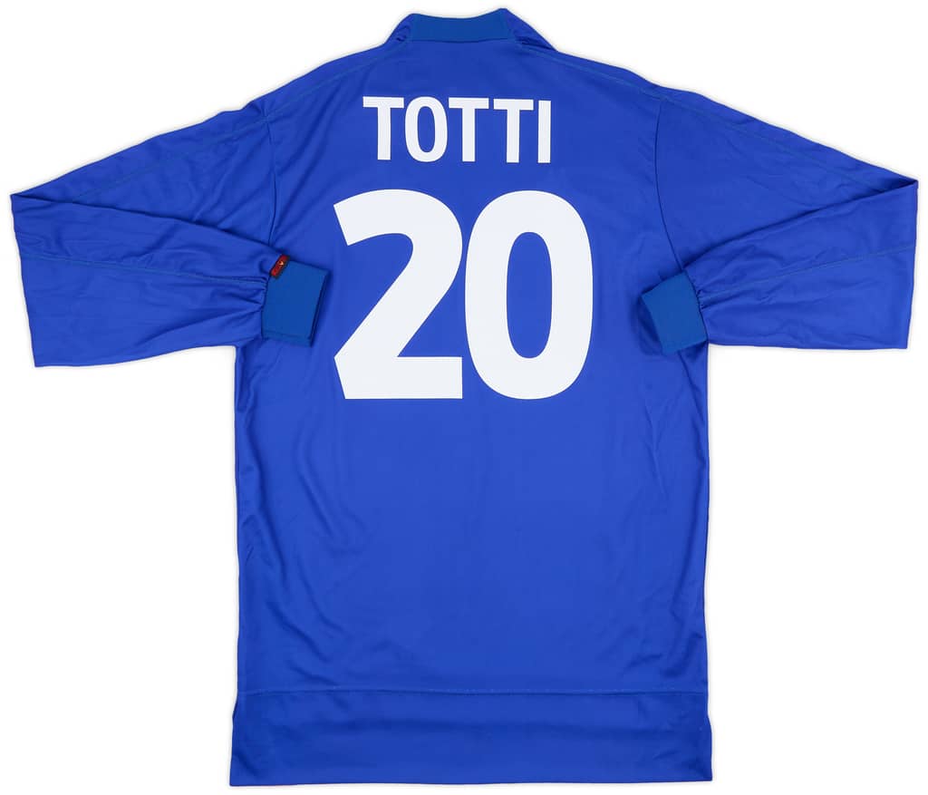 1998-99 Italy Home L/S Shirt Totti #20 - 9/10 - (L)