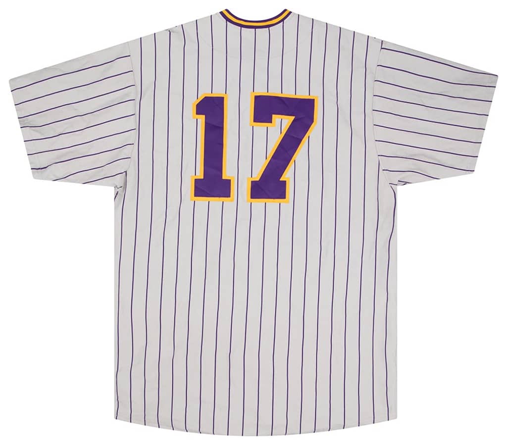 1990s LSU Tigers #17 Authentic Powers Jersey (Away) L