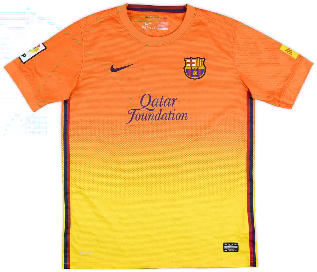 2012-13 Barcelona Away Shirt - 9/10 - (XL.Boys)