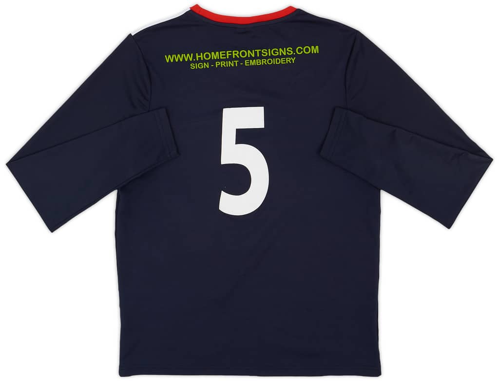 2013-14 Falkirk Home L/S Shirt #5 - 6/10 - (L)