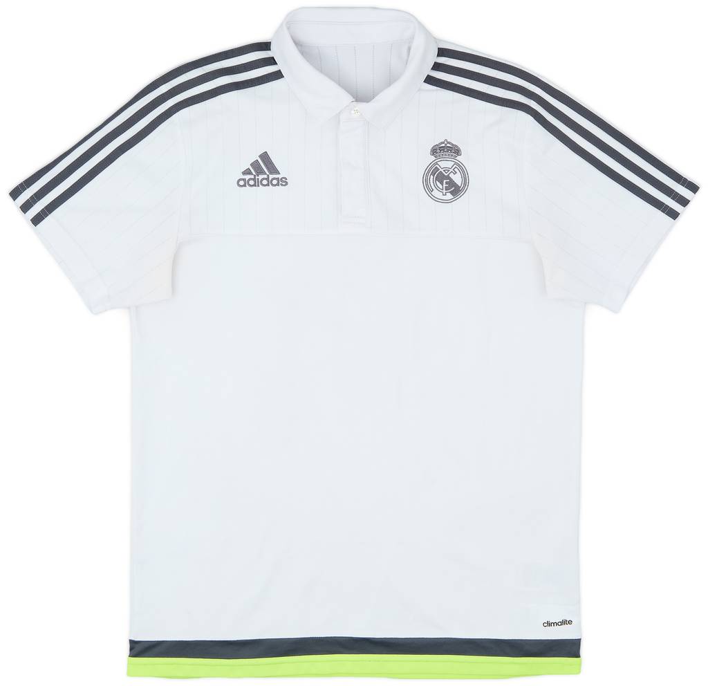 2015-16 Real Madrid adidas Polo Shirt - 6/10 - (M)