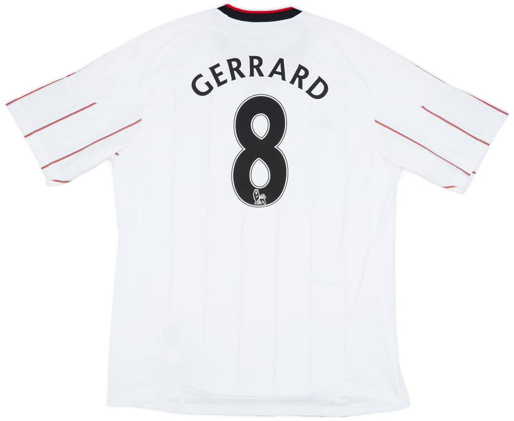 2010-11 Liverpool Away Shirt Gerrard #8 - 5/10 - (XL)