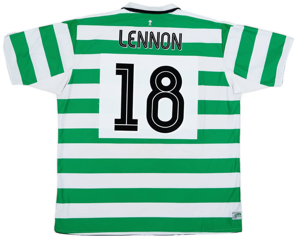 2004-05 Celtic Home Shirt Lennon #18 - 8/10 - (3XL)