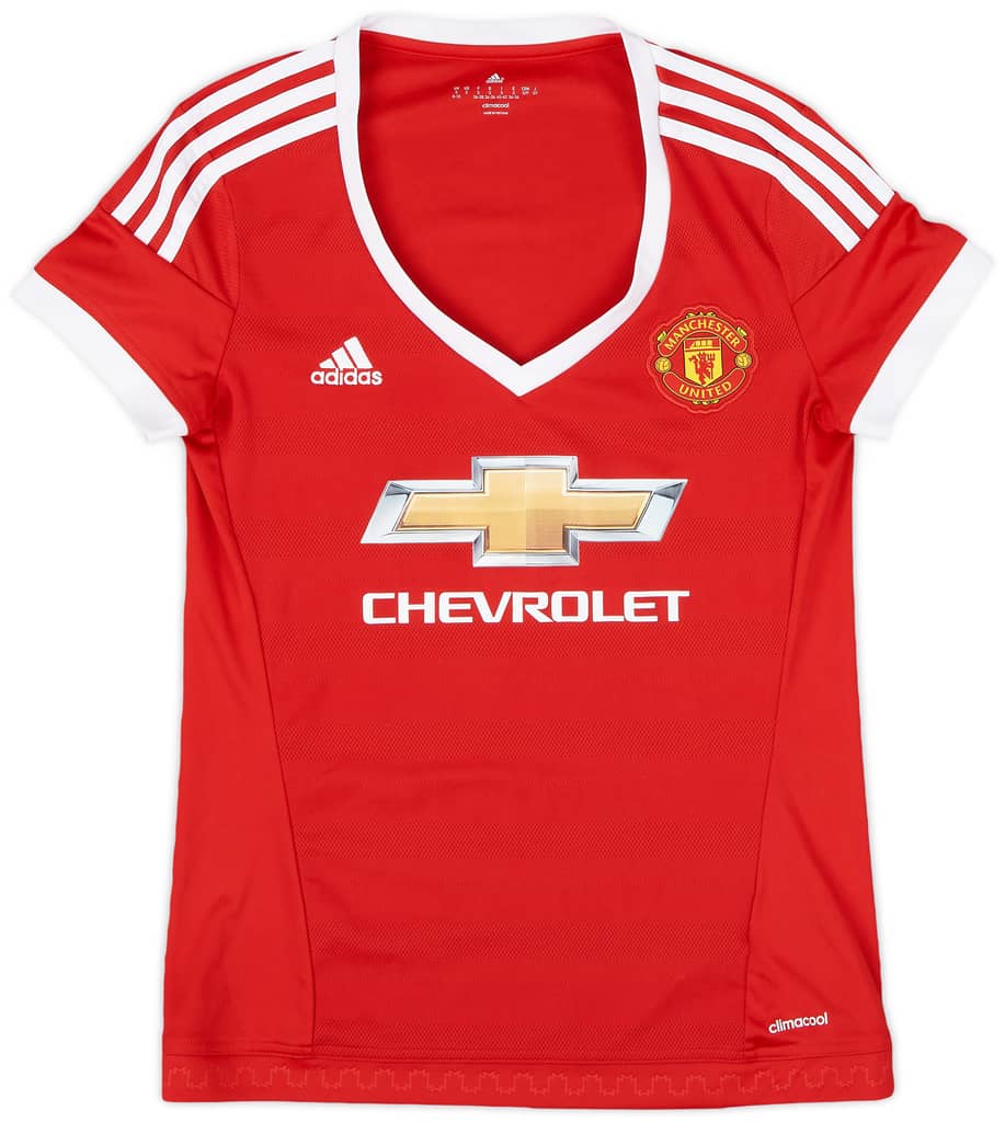 2015-16 Manchester United Home Shirt - 9/10 - (Women's S)