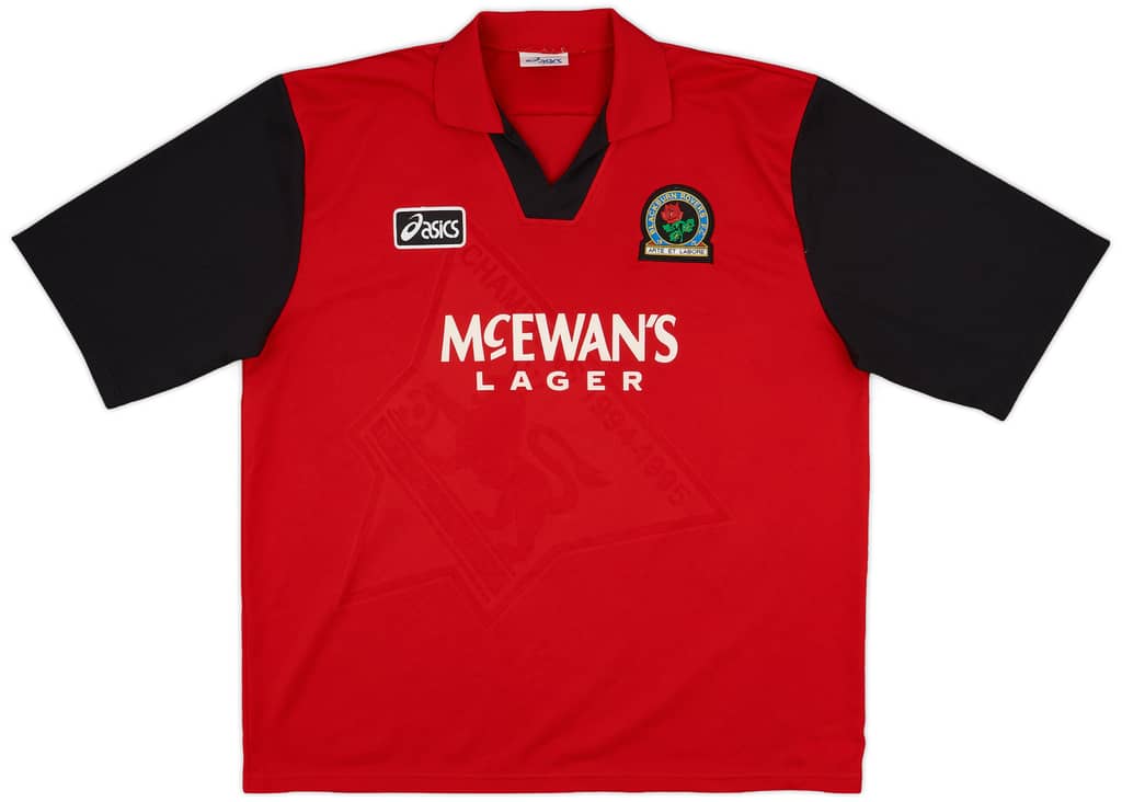 1995-96 Blackburn Away Shirt Hendry #5 - 10/10 - (XXL)