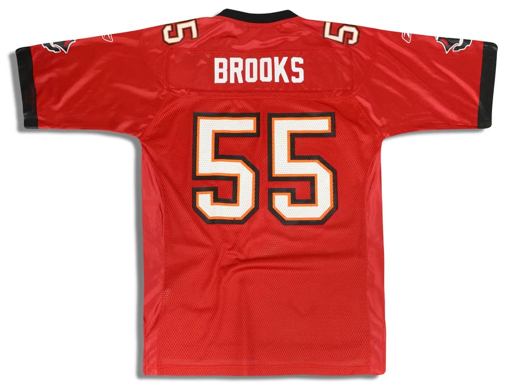 2008 Tampa Bay Buccaneers Brooks #55 Reebok On Field Jersey (Home) M