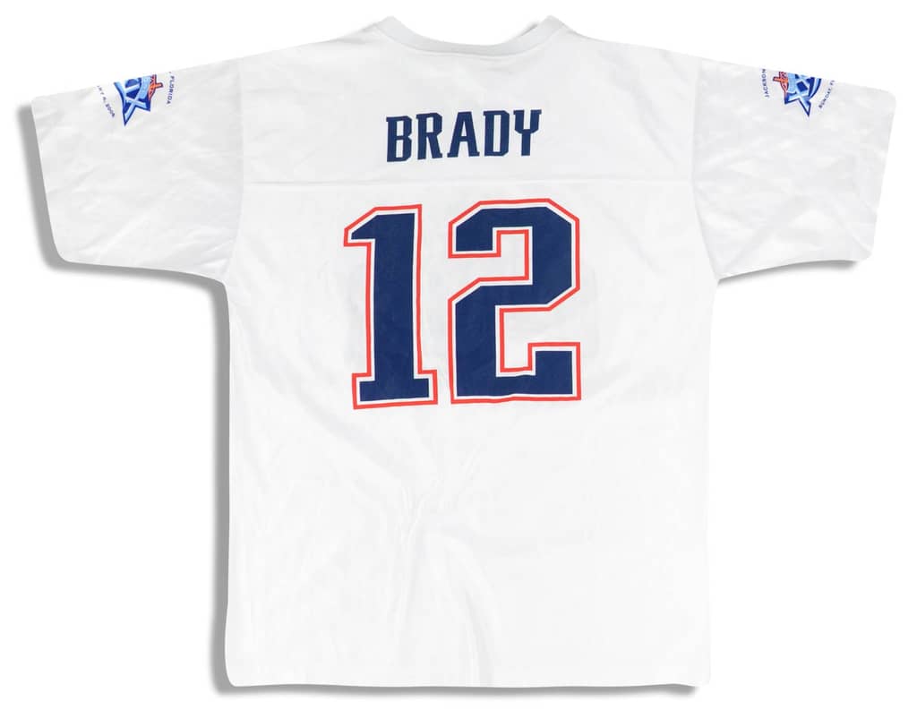 2004 New England Patriots Brady #12 AFC Champions Jersey Y
