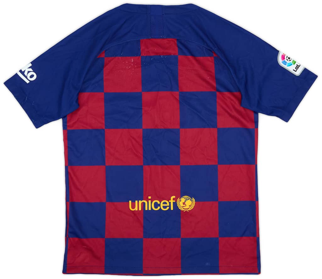 2019-20 Barcelona Home Shirt - 7/10 - (XL.Boys)