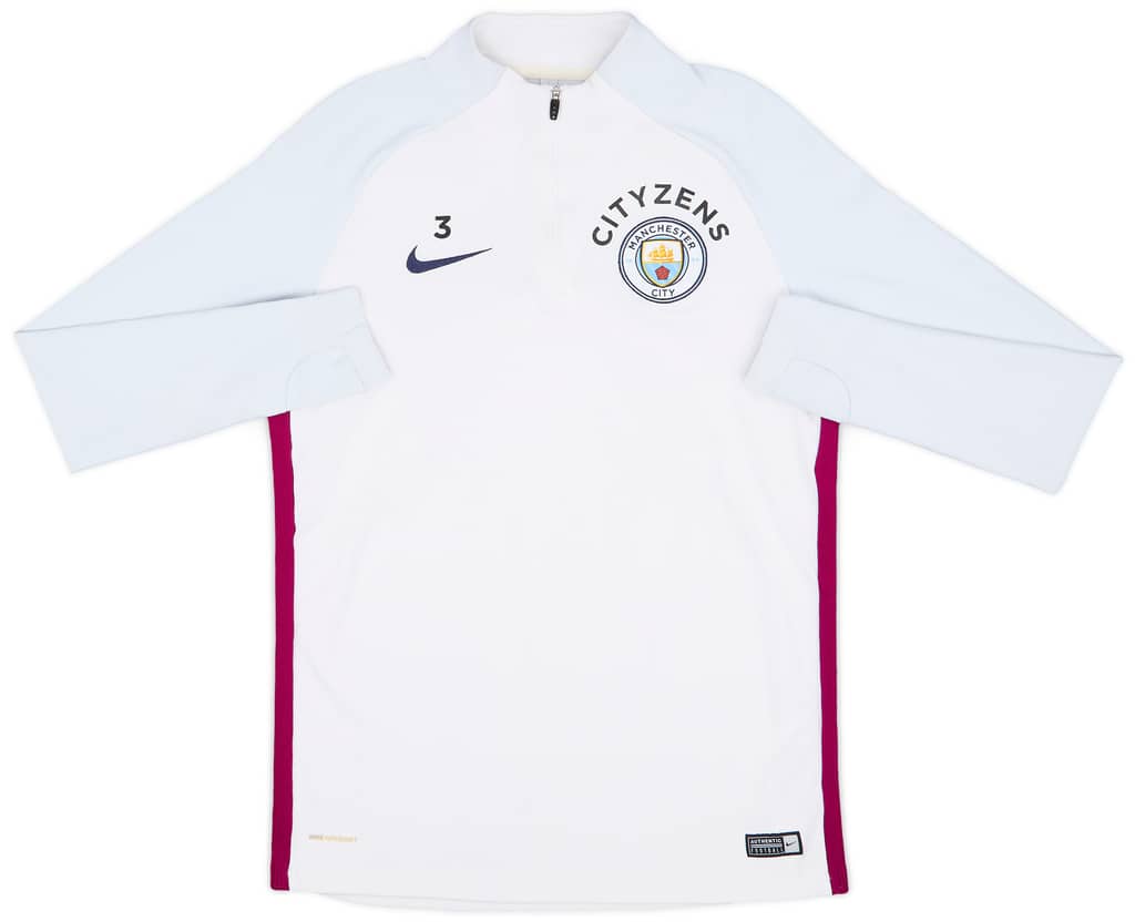 2018-19 Manchester City Player Issue Nike 1/4 Zip Training Top #3 - 6/10 - (M)