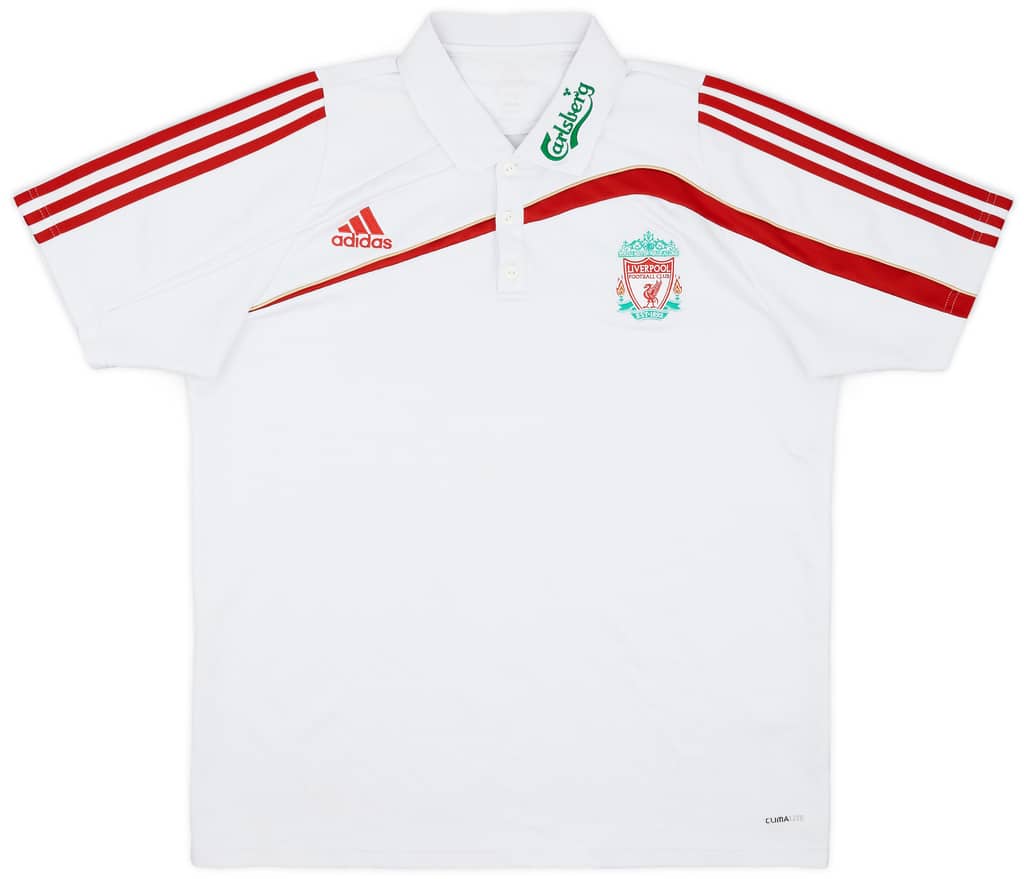 2009-10 Liverpool adidas Polo Shirt - 7/10 - (M)