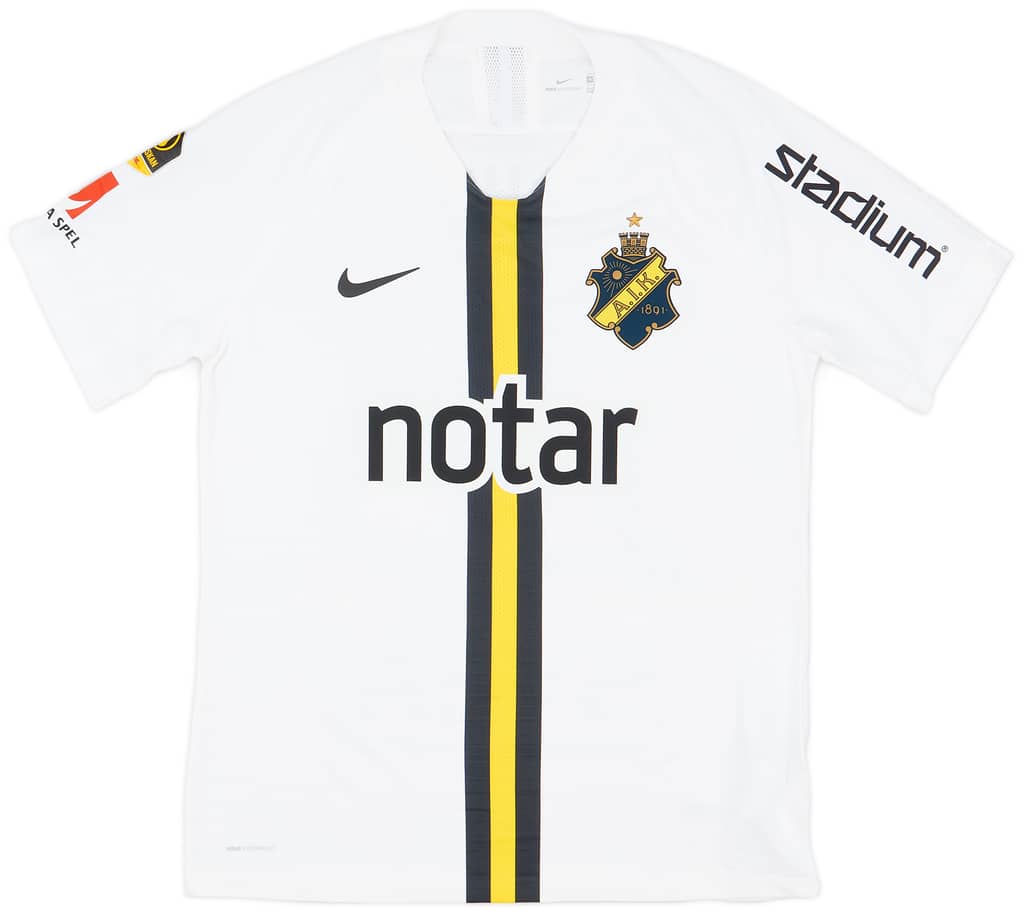 2019 AIK Match Issue Away Shirt Lahne #28