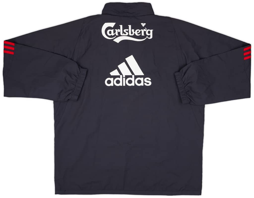 2009-10 Liverpool adidas 1/4 Zip Drill Top - 6/10 - (L)