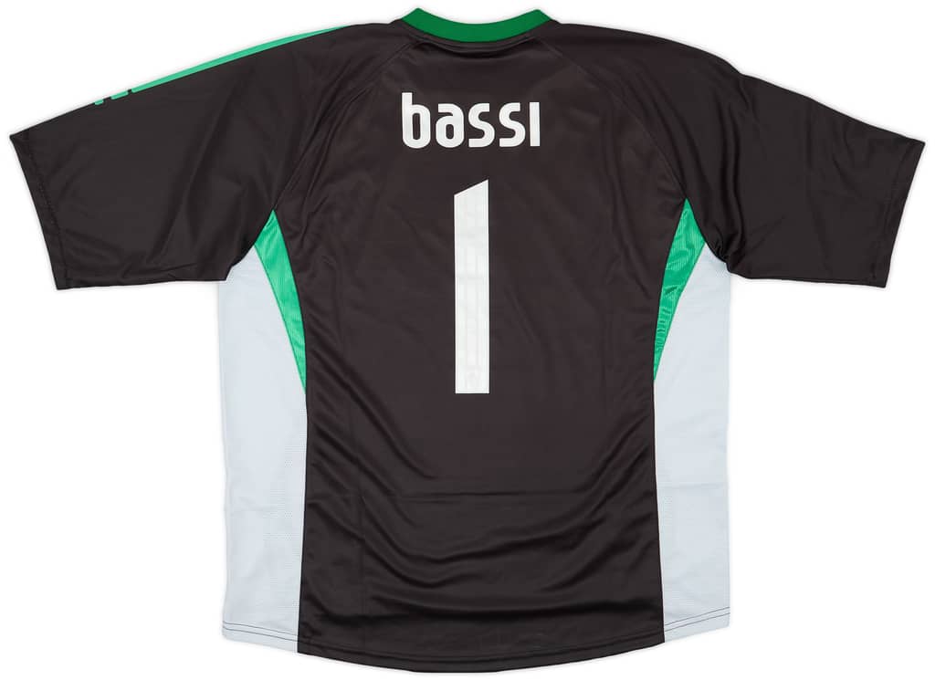 2007-08 Empoli Match Issue GK Shirt Bassi #1