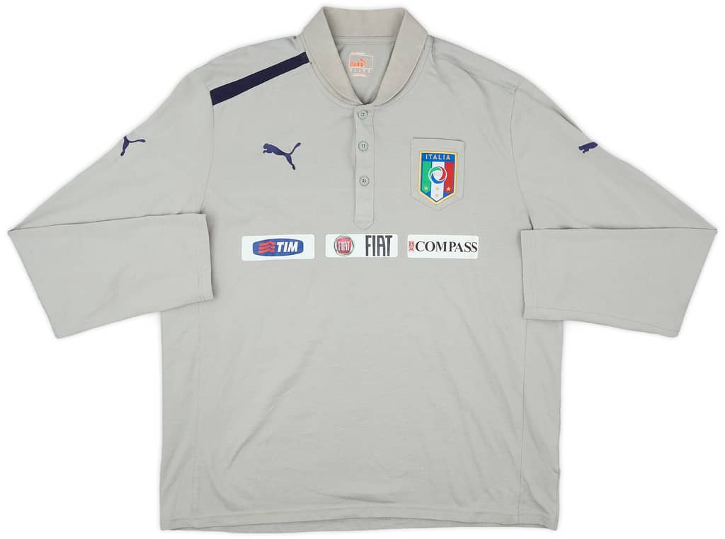 2011-12 Italy Puma Polo L/S Shirt - 8/10 - (XL)