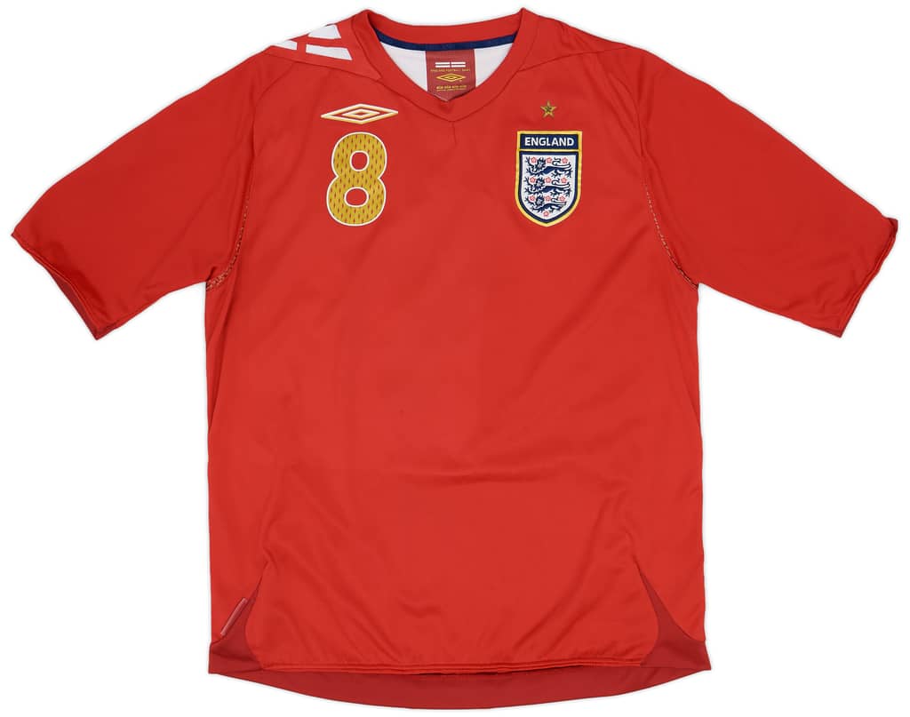 2006-08 England Away Shirt Lampard #8 - 8/10 - (L)