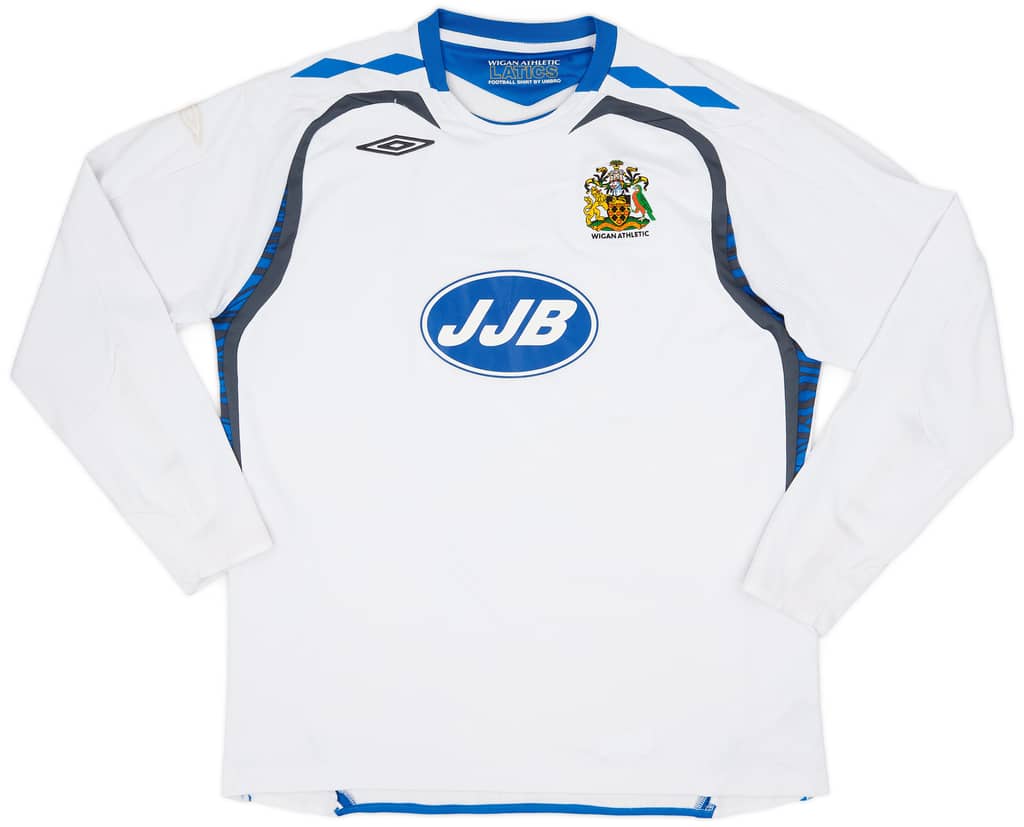 2007-08 Wigan Away L/S Shirt - 5/10 - (XL)