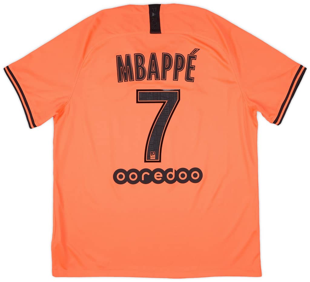 2019-20 Paris Saint-Germain Away Shirt Mbappe #7 - 8/10 - (S)