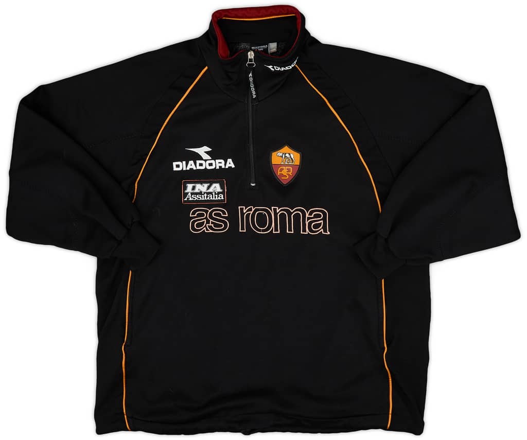 1999-00 Roma Diadora 1/4 Zip Drill Top - 5/10 - (L)