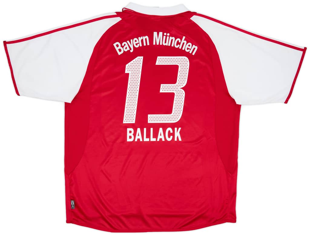 2004-05 Bayern Munich Home Shirt Ballack #13 - 7/10 - (XXL)