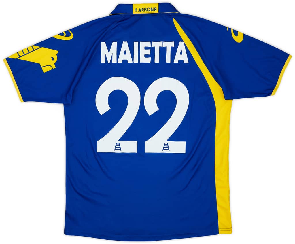 2011-12 Hellas Verona Home Shirt Maietta #22 - 8/10 - (XL)