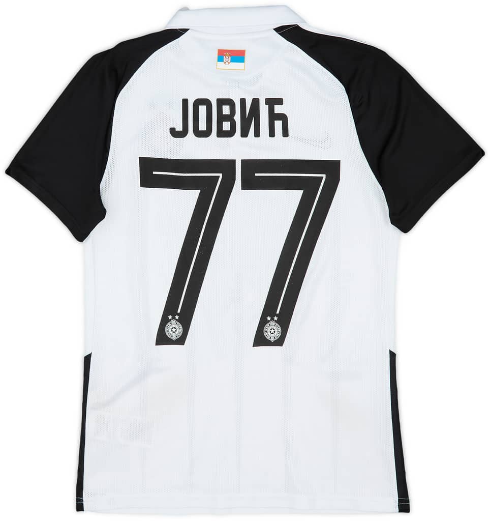 2021-22 Partizan Belgrade Home Shirt Jovic #77 - 9/10 - (S)