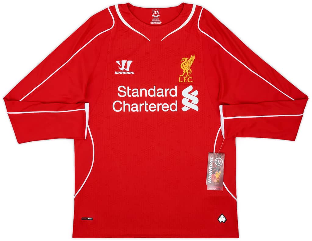 2014-15 Liverpool Home L/S Shirt Gerrard #8 (S)
