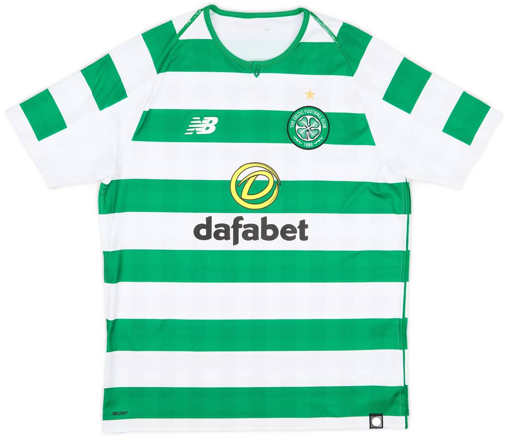 2018-19 Celtic Home Shirt - 7/10 - (M)