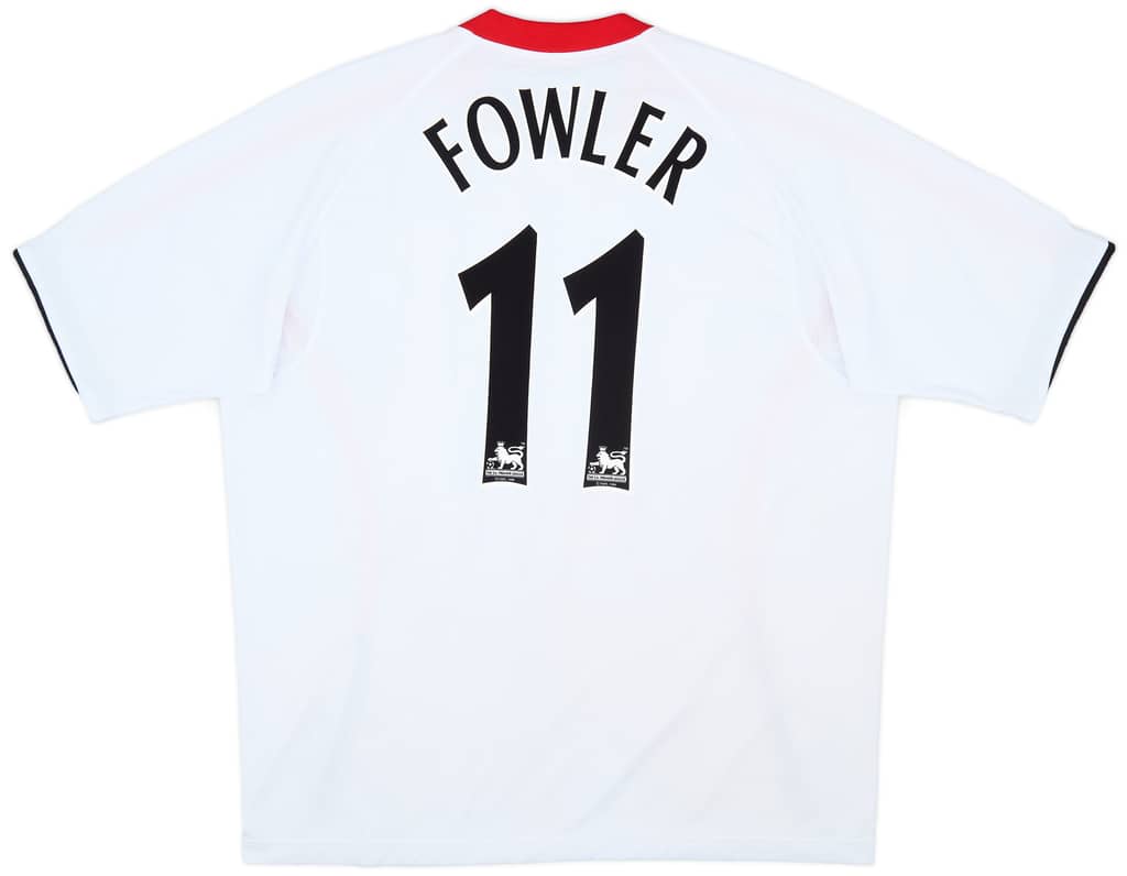 2005-06 Liverpool Away Shirt Fowler #11 - 9/10 - (XL)
