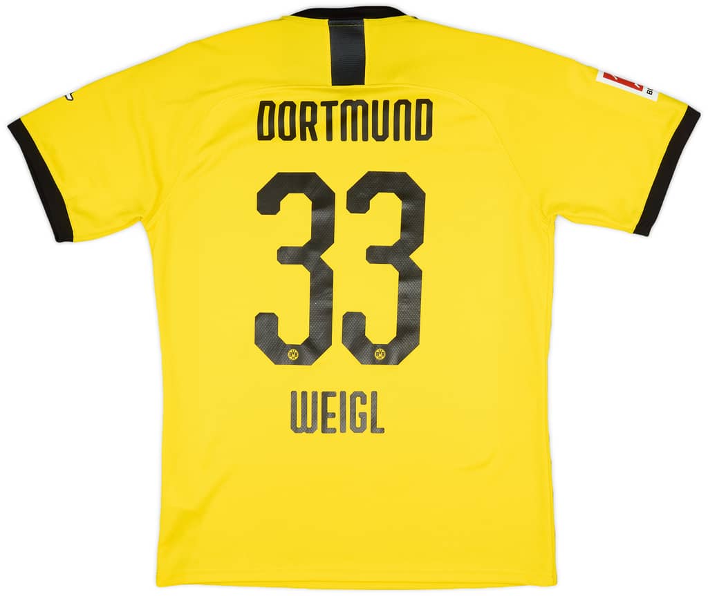 2019-20 Borussia Dortmund Home Shirt Weigl #33 - 7/10 - (L)