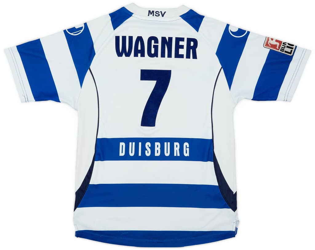2009-10 Duisburg Home Shirt Wagner #7 - 6/10 - (M.Boys)
