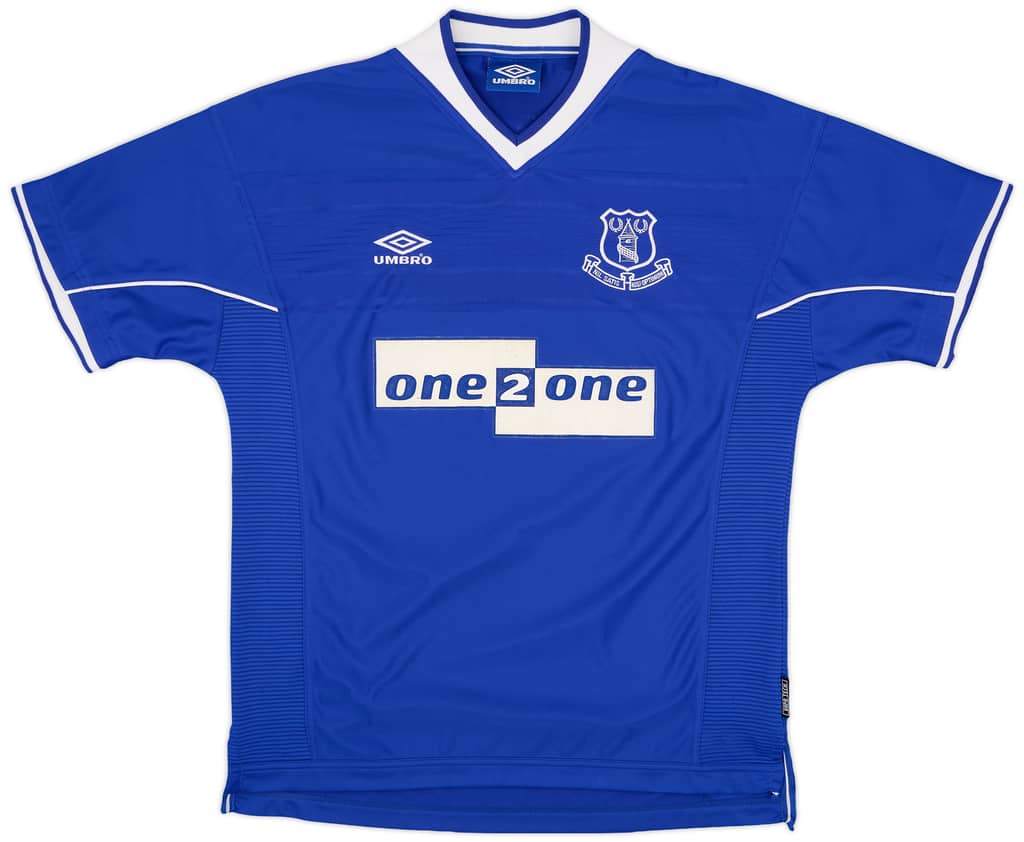 1999-00 Everton Home Shirt Moore #23 - 9/10 - (L)