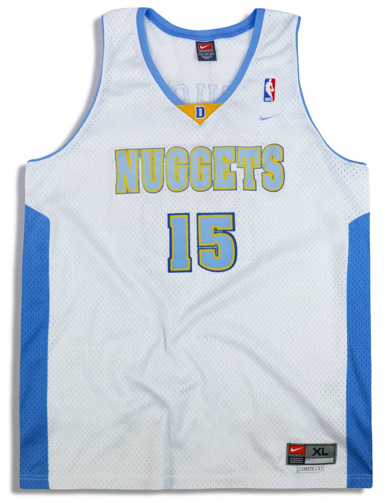 2003-04 Denver Nuggets Anthony #15 Nike Swingman Jersey (Home) XL