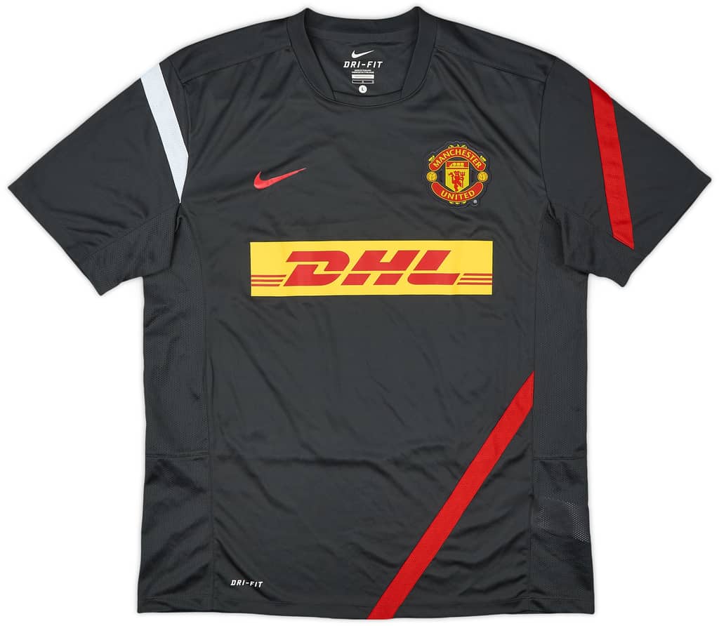 2012-13 Manchester United Nike Training Shirt - 9/10 - (L)