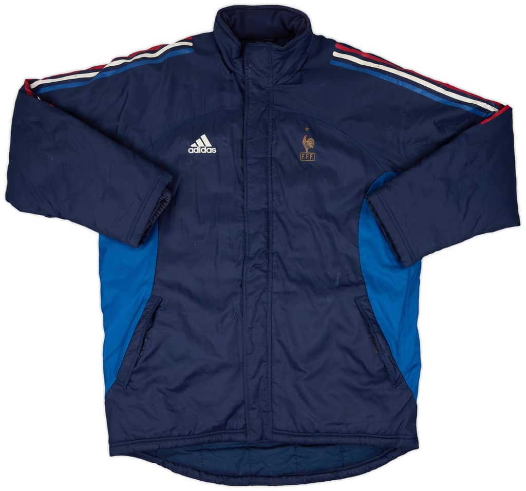 2002-03 France adidas Padded Bench Coat - 6/10 - (L/XL)