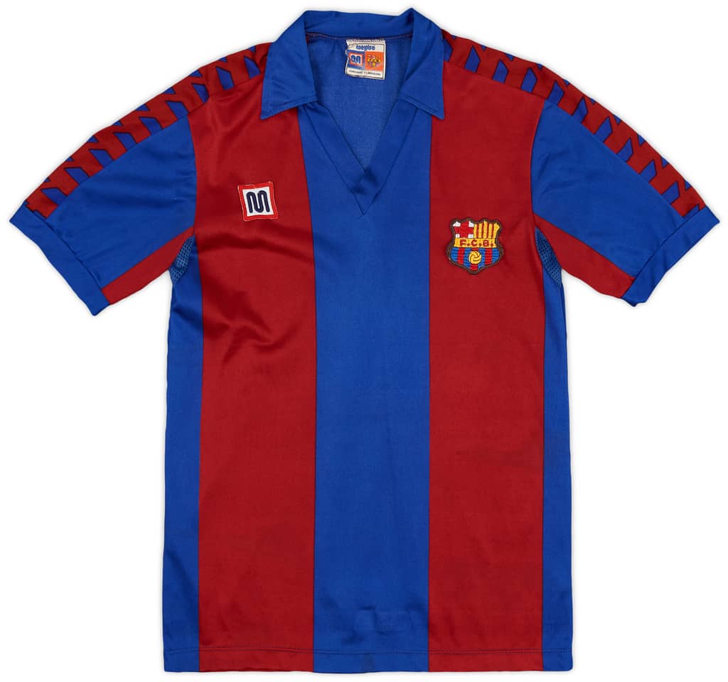 1984-89 Barcelona Home Shirt - 8/10 - (S)