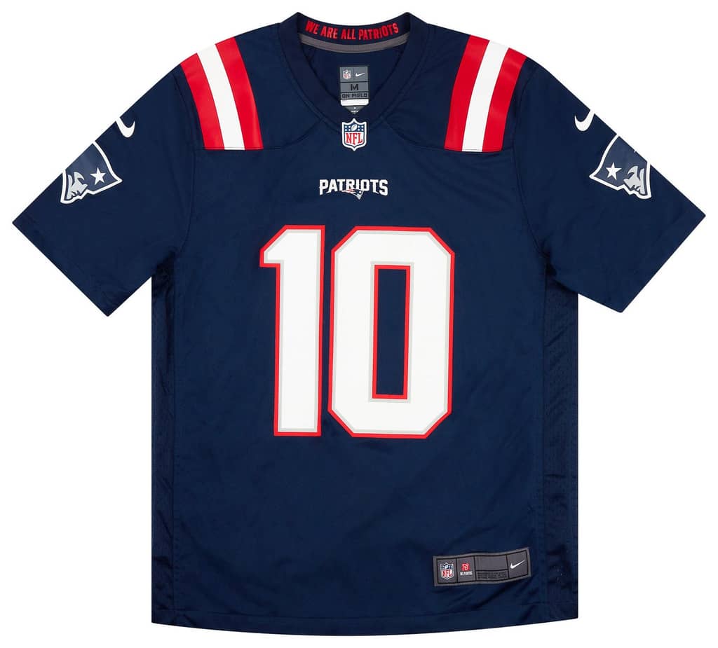 2021-22 New England Patriots Jones #10 Nike Game Jersey (Home) M - W/Tags