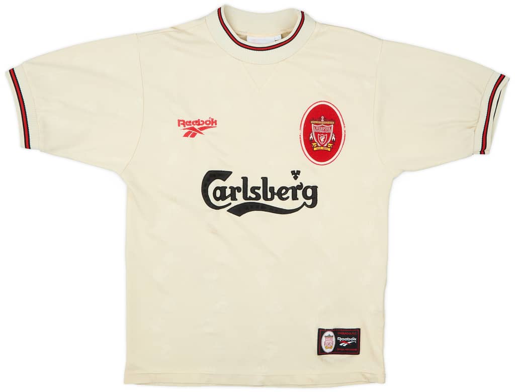 1996-97 Liverpool Away Shirt Redknapp #11 - 7/10 - (S)