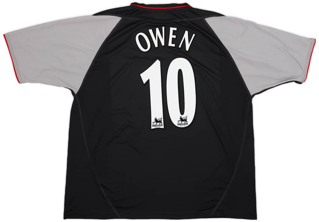 2002-04 Liverpool Away Shirt Owen #10 - 8/10 - (XXL)
